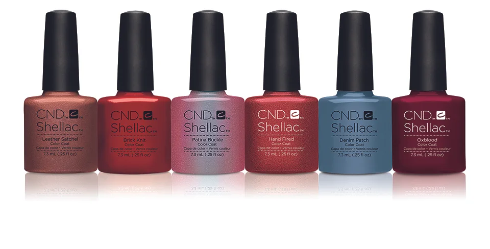 The latest shades from CND Shellac Craft Culture collection.