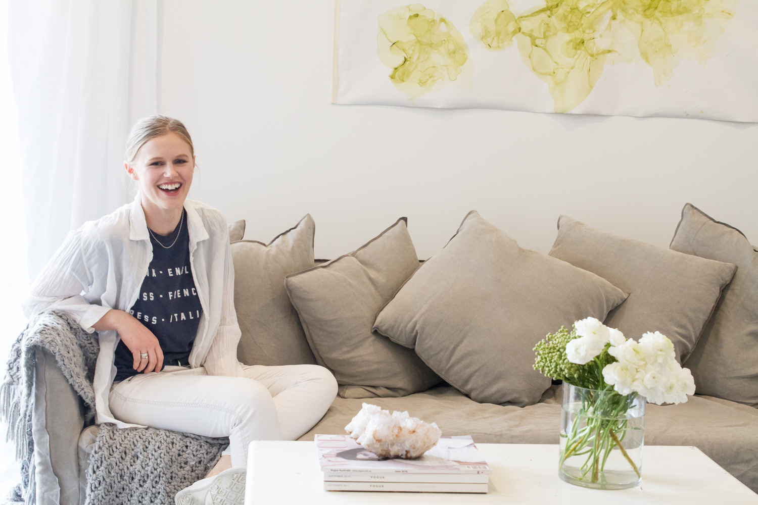 Amy Todd at home