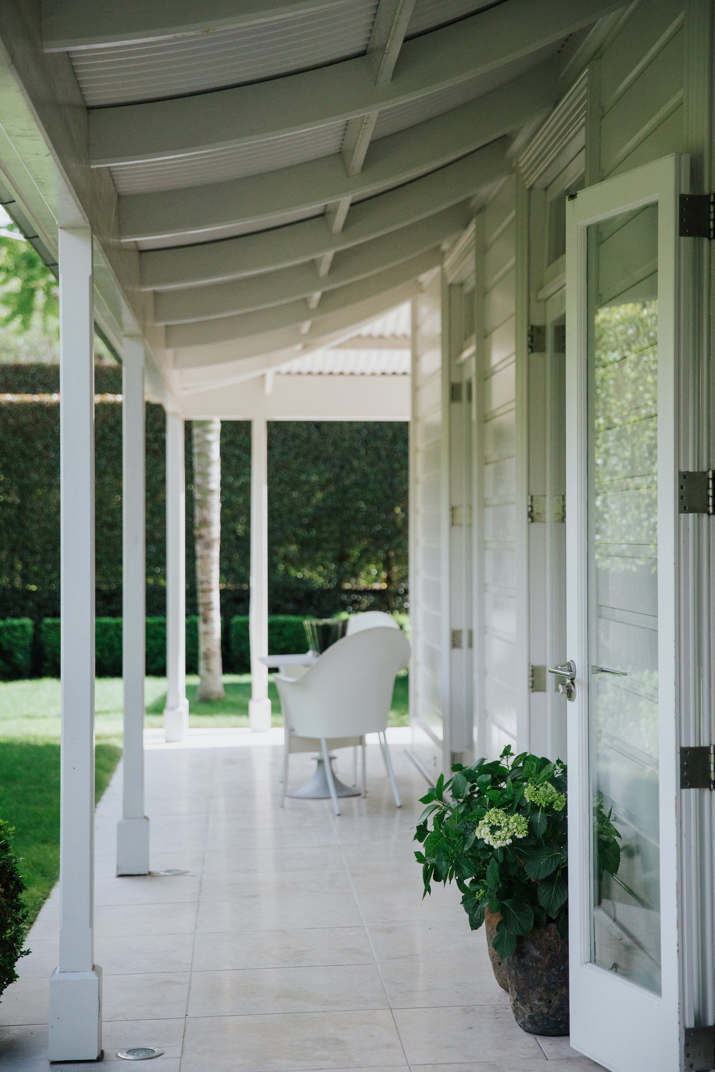 White porch