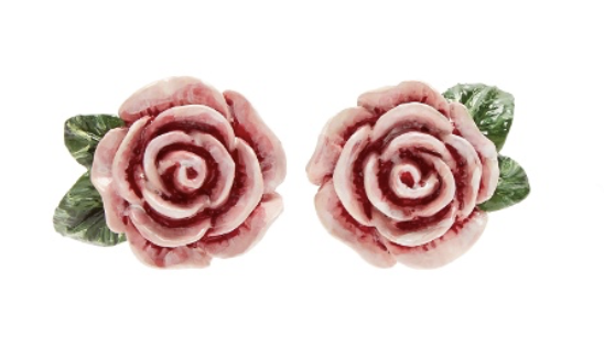 Dolce & Gabbana Rose resin earrings