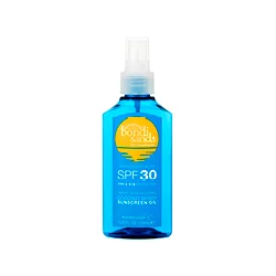 BONDI SANDS Sunscreen Oil SPF 30 in a blue bottle