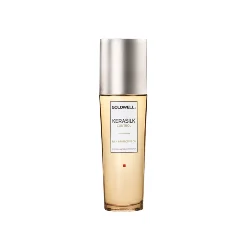 Kerasilk Control Rich Protective Oil in a clear bottle with silver lid