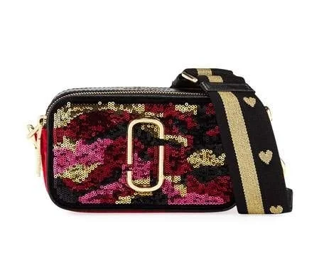 Marc Jacobs camo sequin bag