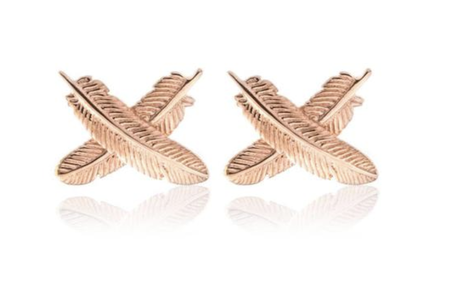 Boh Runga Feather Kisses studs