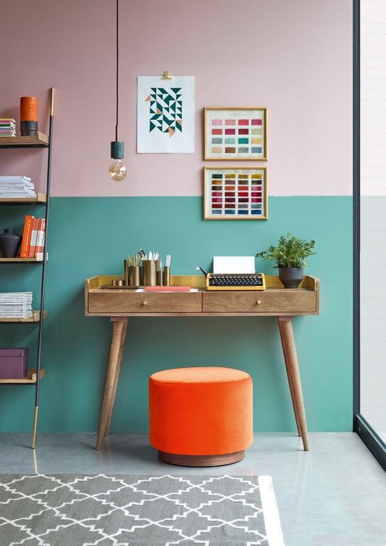 Retro Colour Blocking 