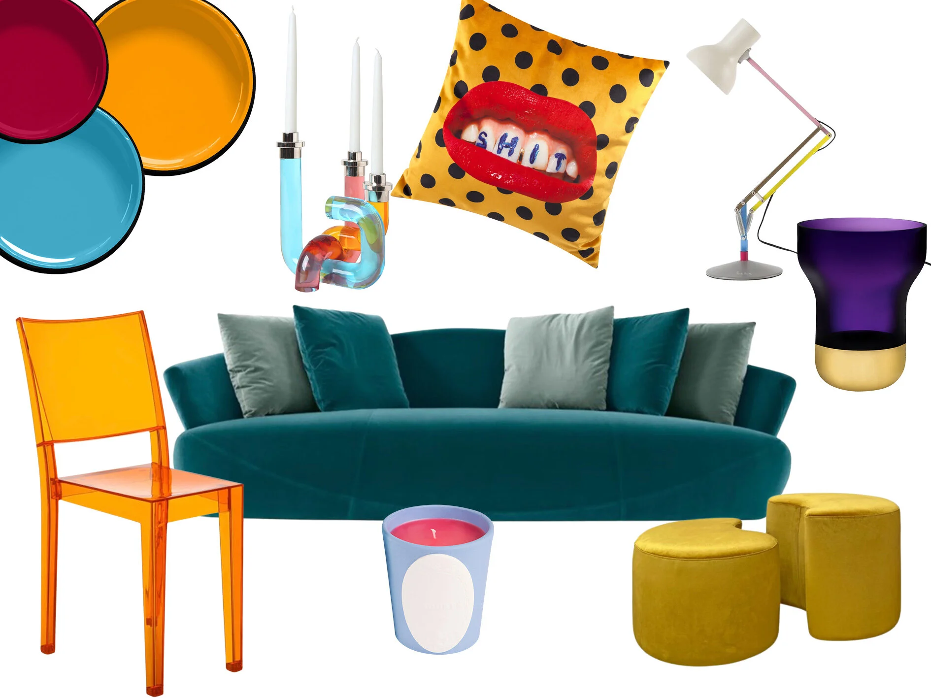 Retro Colour Blocking