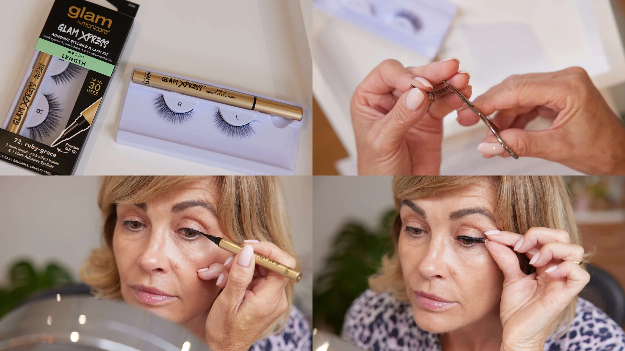 The easy guide to applying false&nbsp;lashes