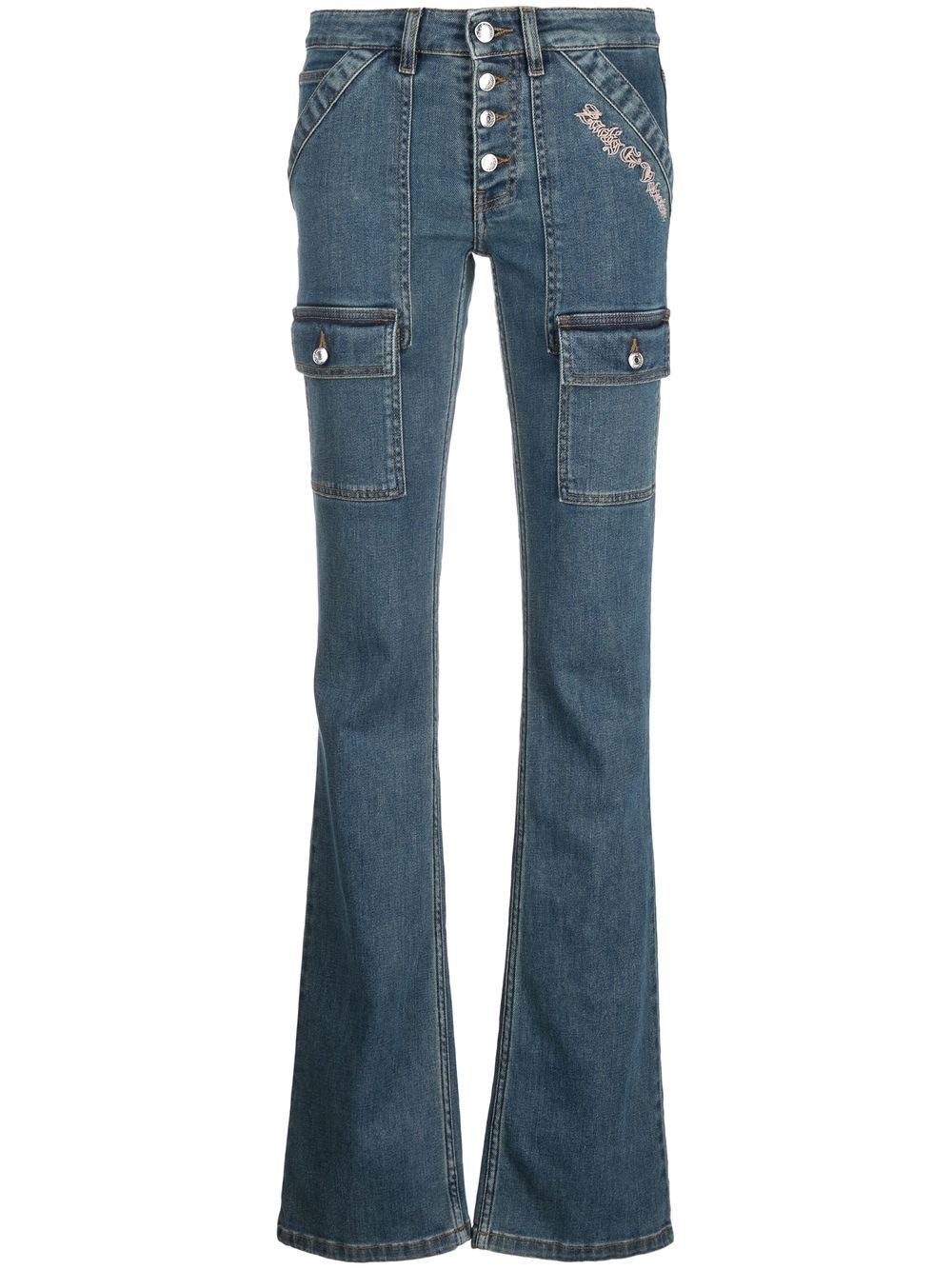 Zadig&Voltaire flared cargo jeans.jpeg