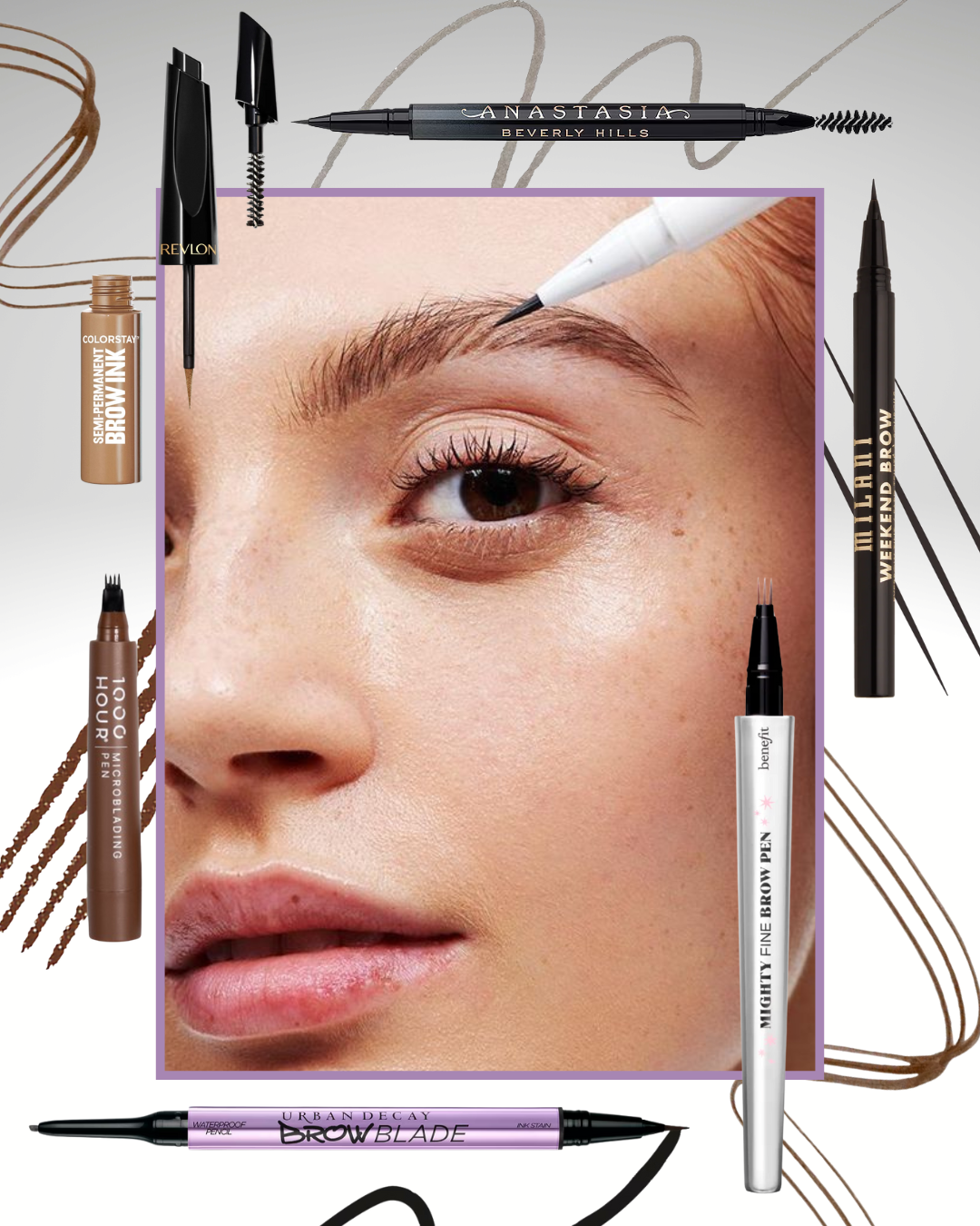 Eyebrow pens are hot right now