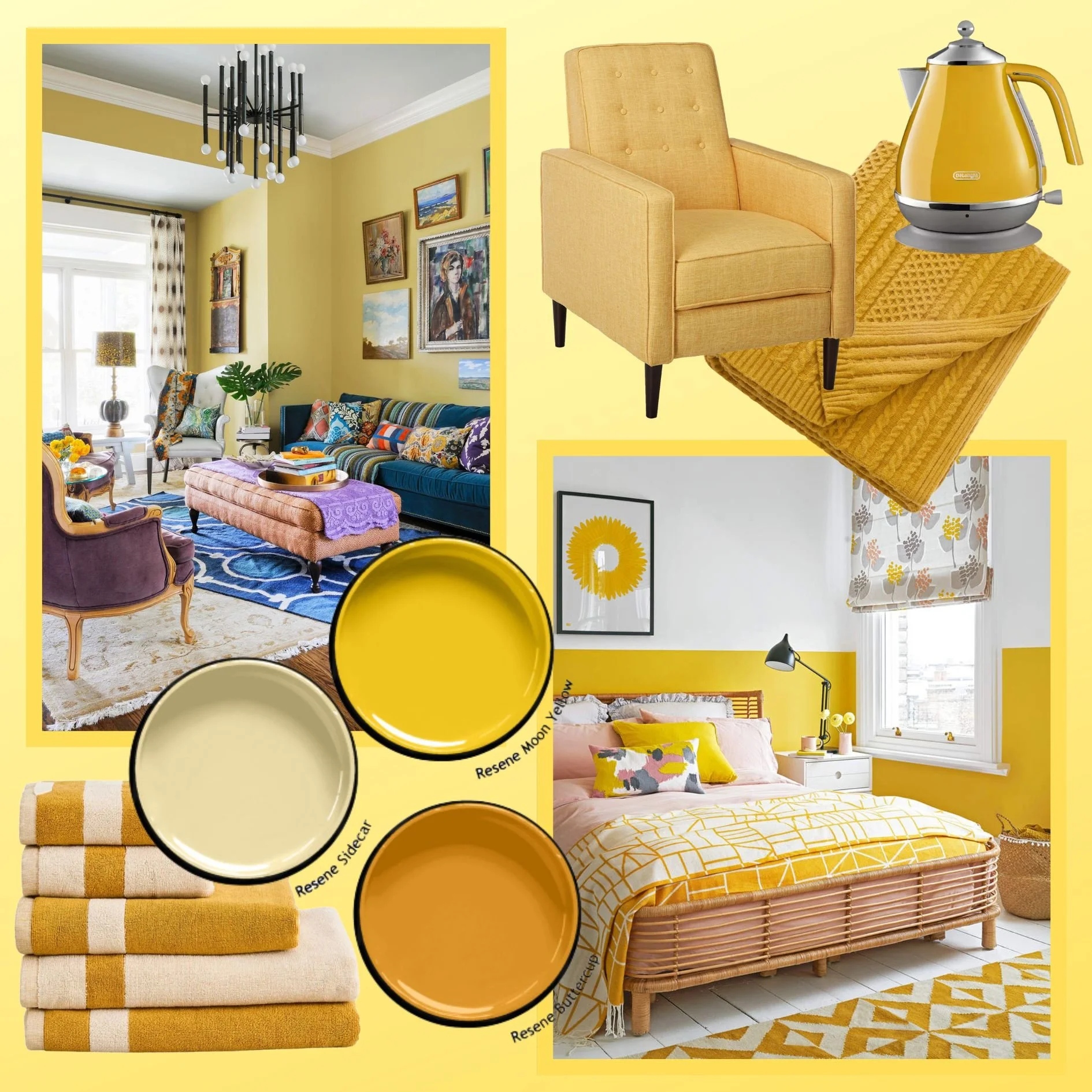 Butter yellow the interior shade taking over beige