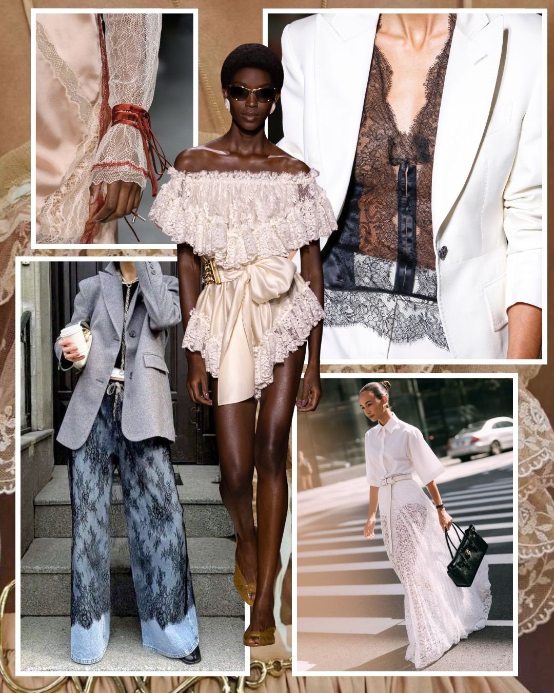 Shop the lace fashion trend here