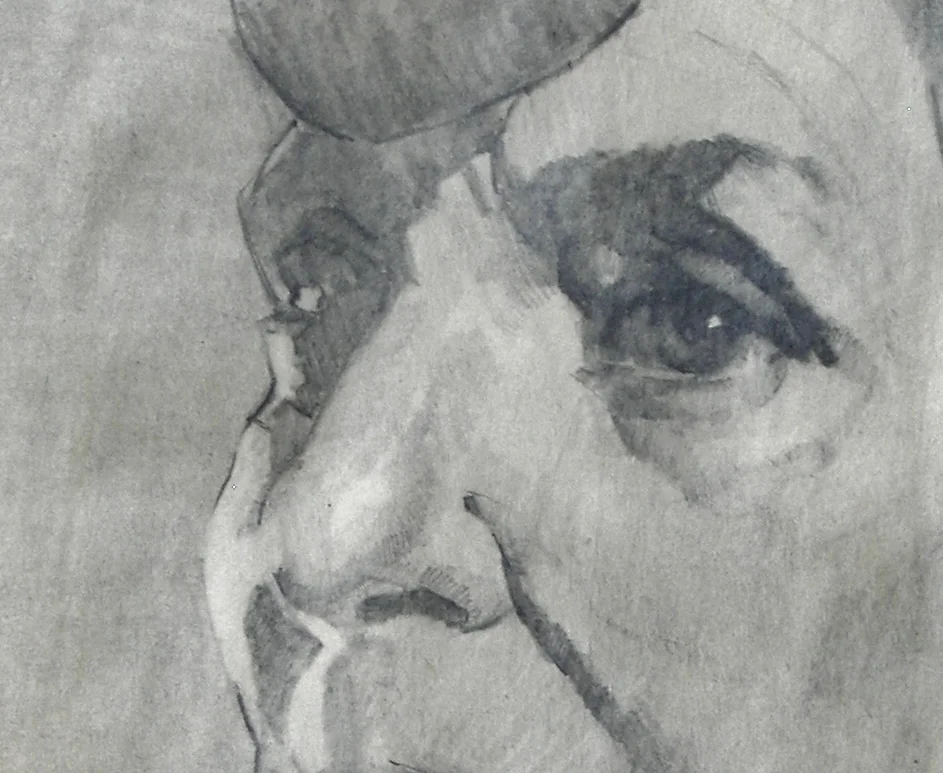 How to draw an eye. Close up of Lauri by Kris Finch