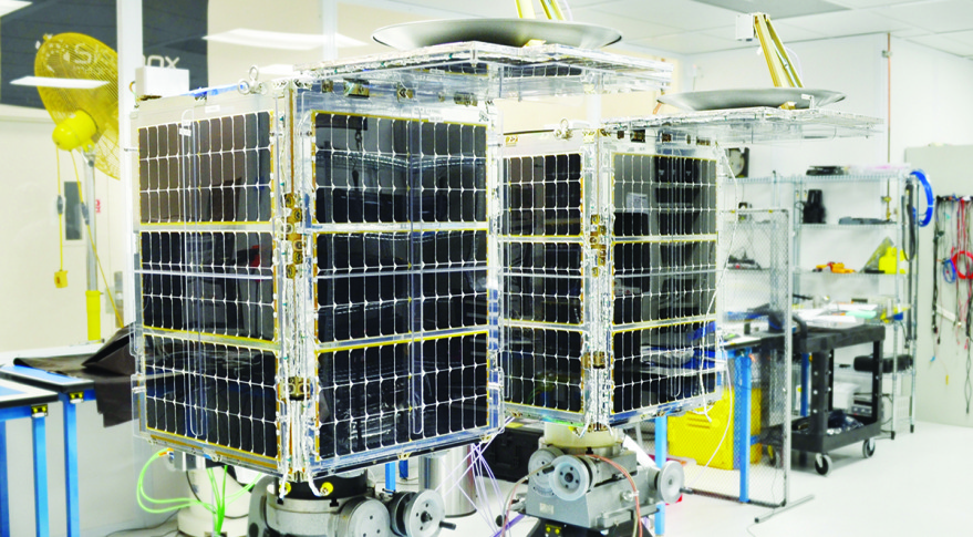 SkySat 1 & 2 in integration