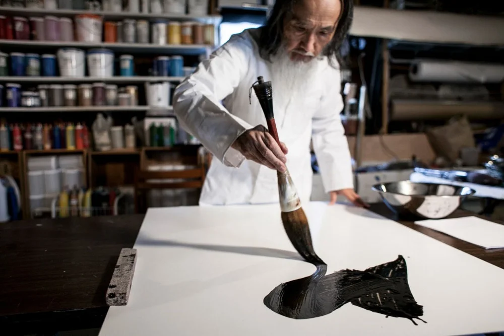 Studio - Kazuaki Tanahashi Zen Brushmaster — Brushmind