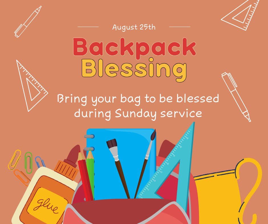 Backpack Blessing