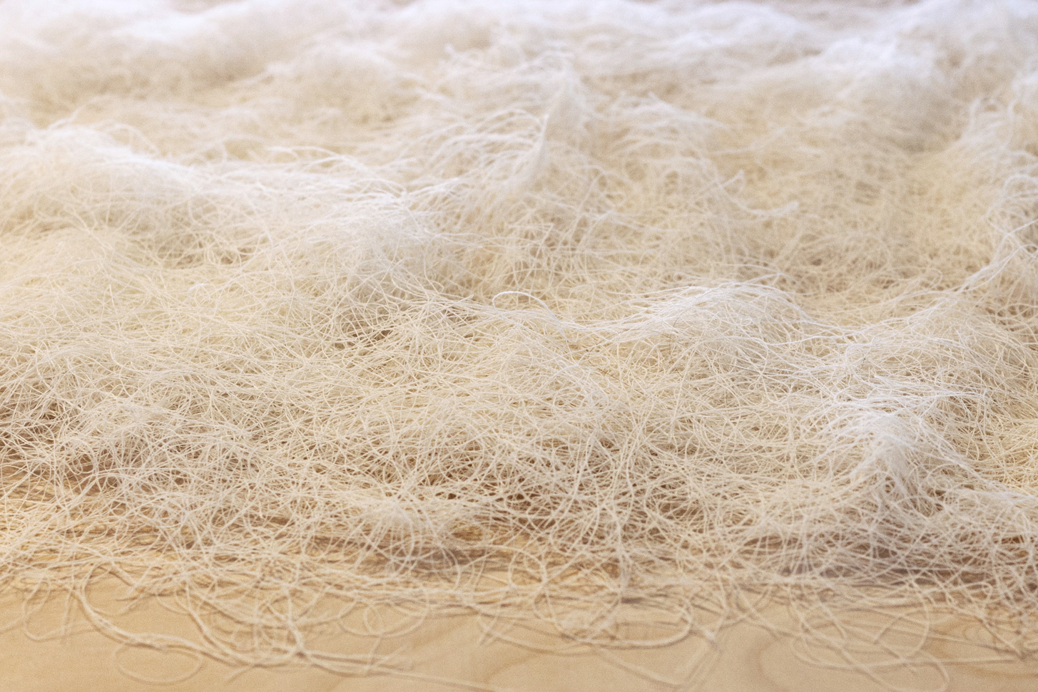  Unwoven cotton threads 