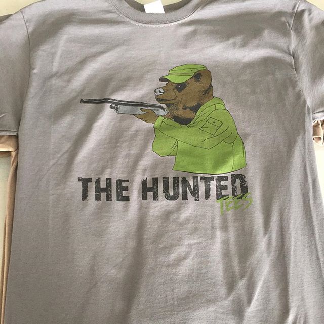 Fresh off the press. The Hunted Bear available now at www.huntedtees.com #hunting  #bears #animallovers