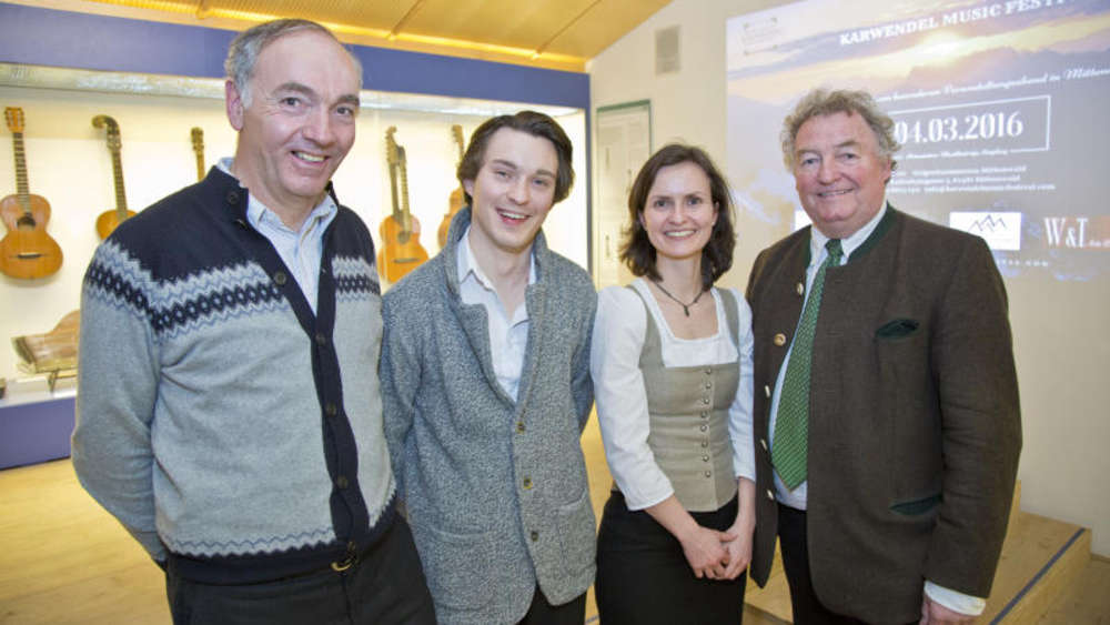 Begeistert von dem neuen Festival: v.l. Adolf Hornsteiner, Sven Stucke, Sabrina Blandau und Dr. Michael Rapp. 