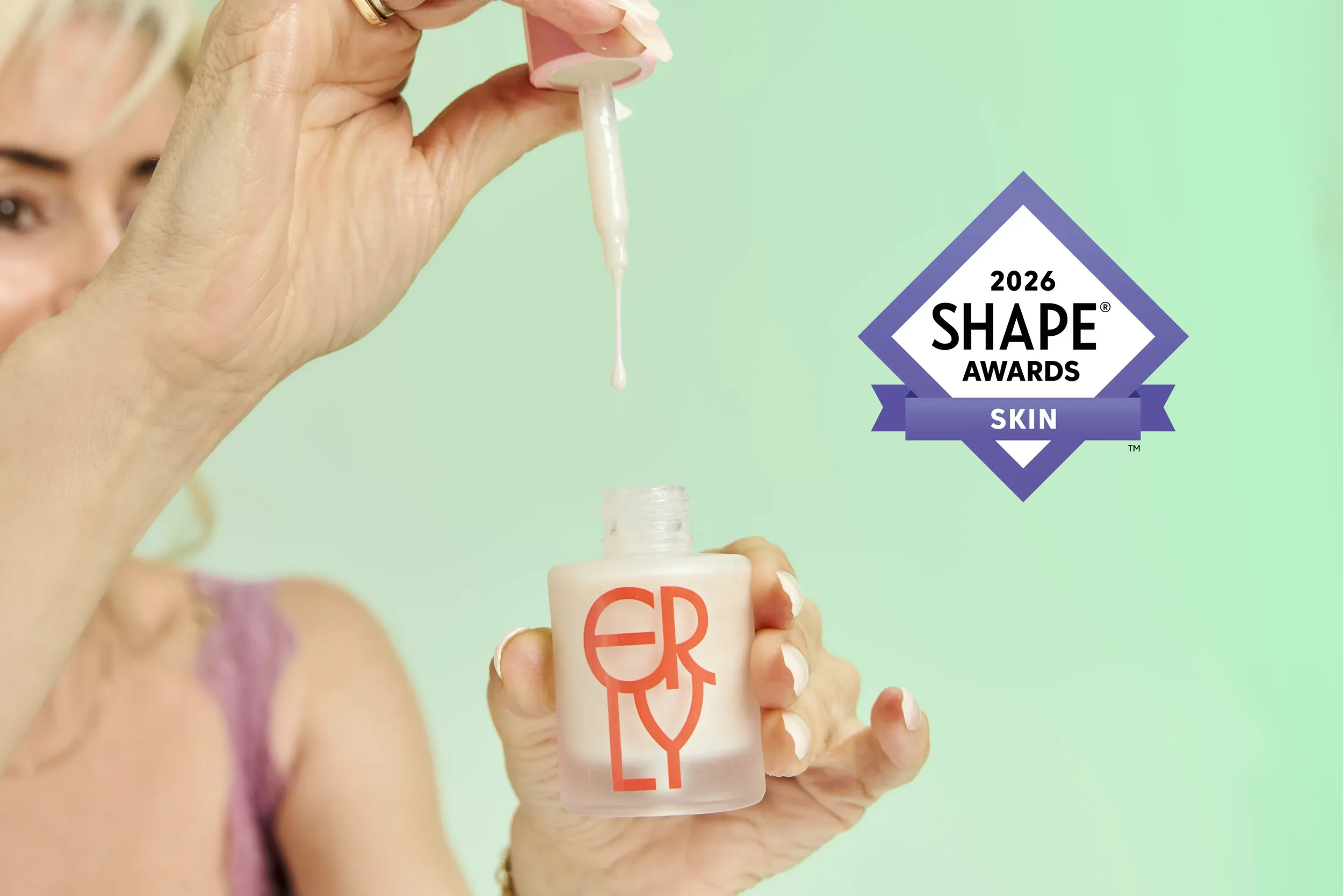 Testing beauty products for Shape Skin Awards