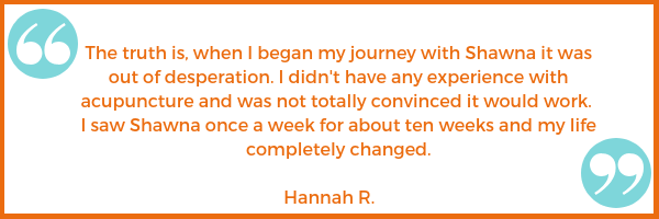 new patient testimonial Hannah R. Shawna Seth, L.Ac. acupuncture San Francisco