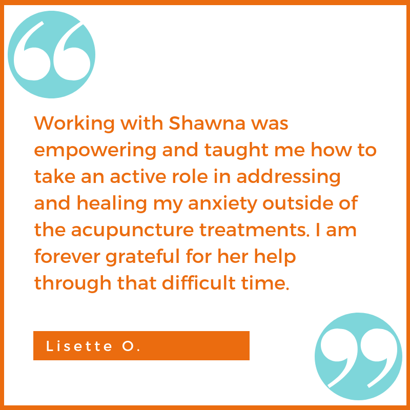 anxiety testimonial Lisette O. Shawna Seth, L.Ac. San Francisco Oakland