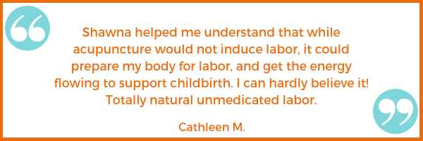 pregnancy labor testimonial Cathleen M. Shawna Seth, L.Ac. acupuncture San Francisco