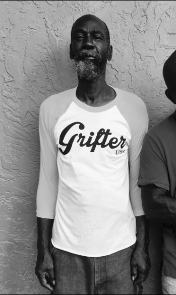 Eddie in his new clean Grifter T shirt