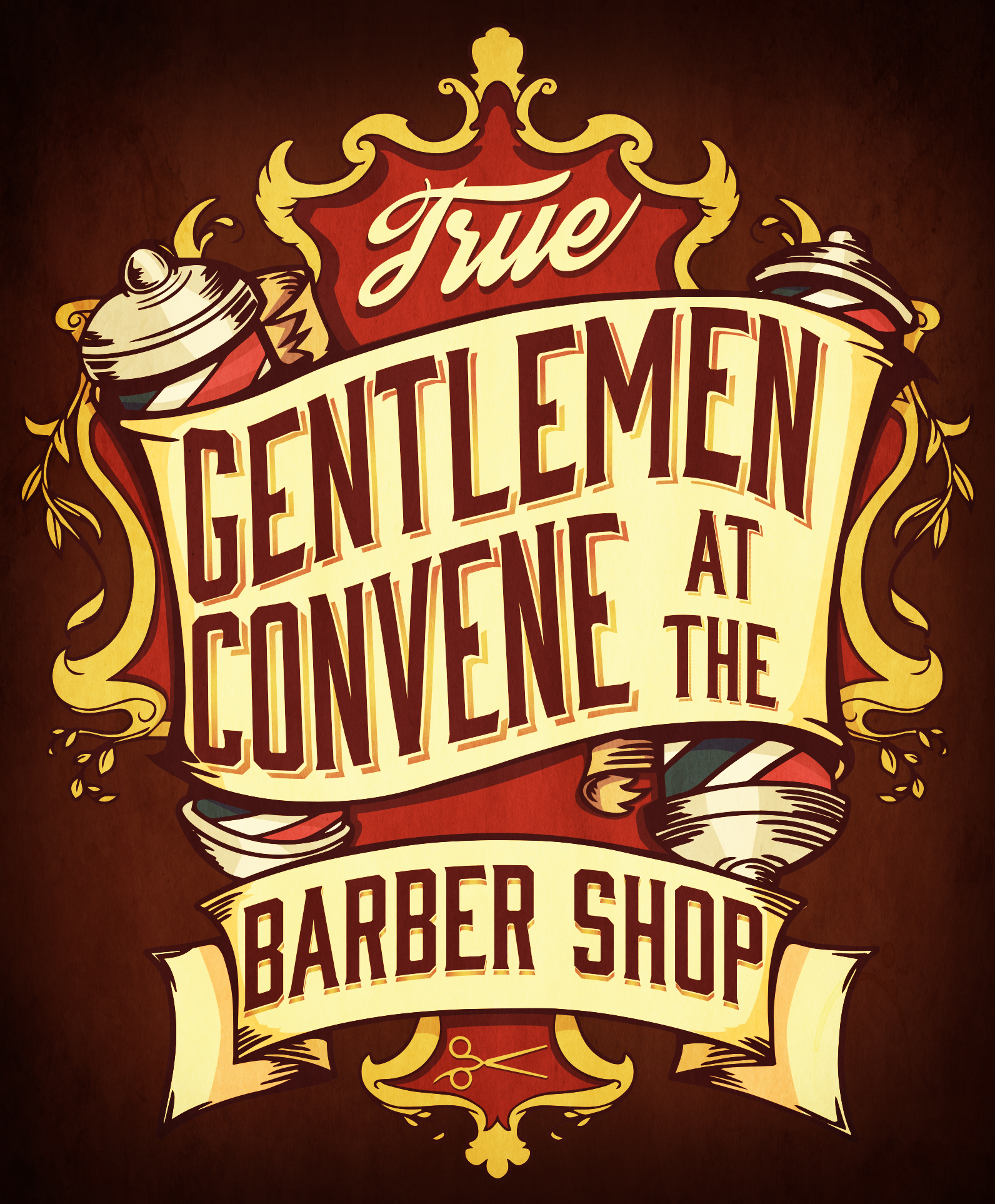True Gentlemen Convene at the Barber Shop
