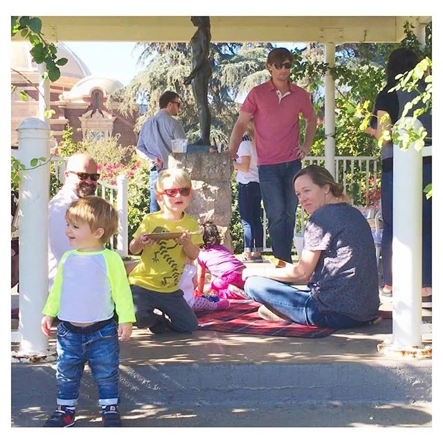the picnickers // Picnic No. 4: the Rose Garden // Exposition Park Rose Garden // 12.4.16 // #twelvepicnics #picnic