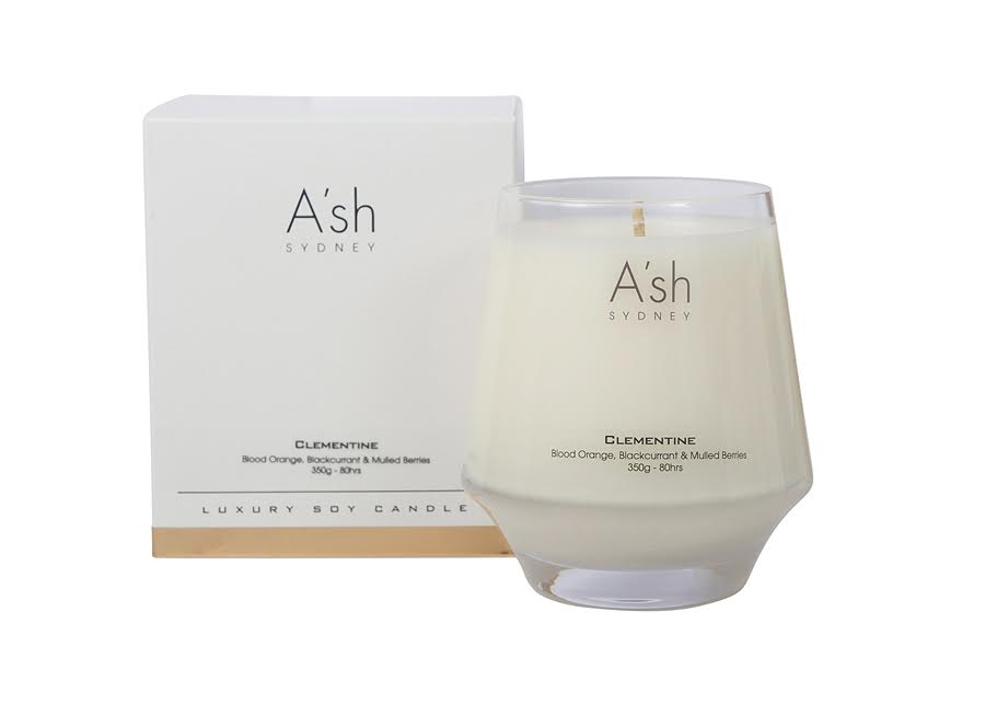 Clementine Reusable Glass Candle