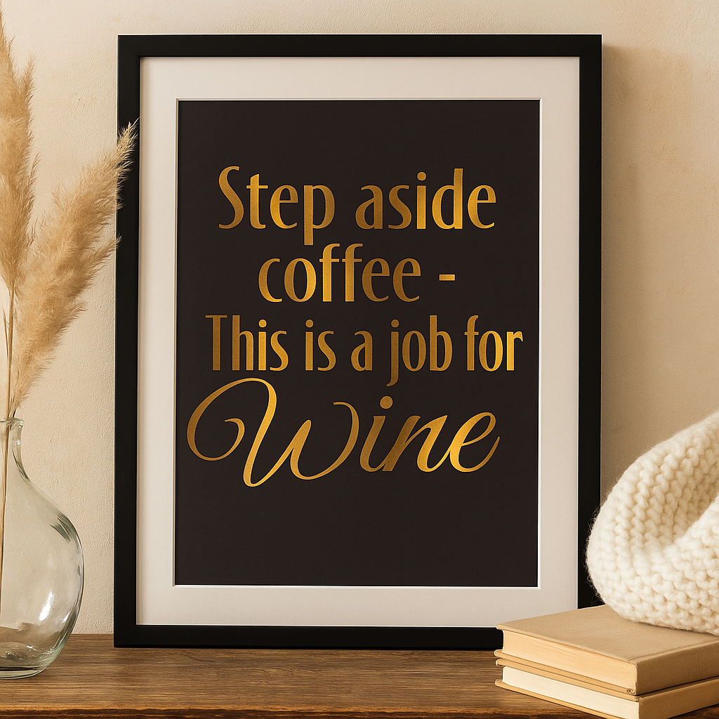 Vinotopia-Goldfoil-Poster-print-Step-aside-coffee-this-is-a-job-for-wine.png