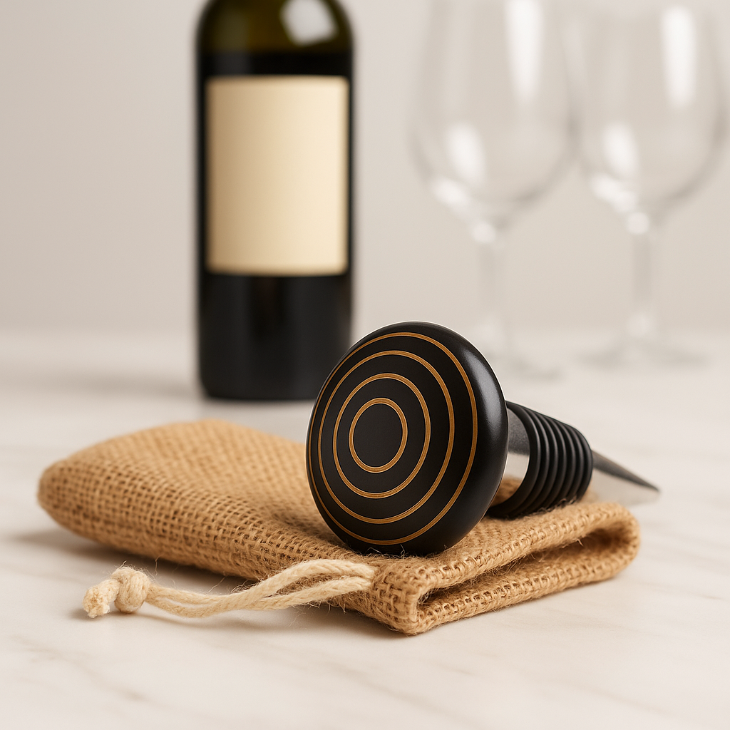 Vinotopia-Wine-Bottlestopper-Blackandgold-swirls1.png