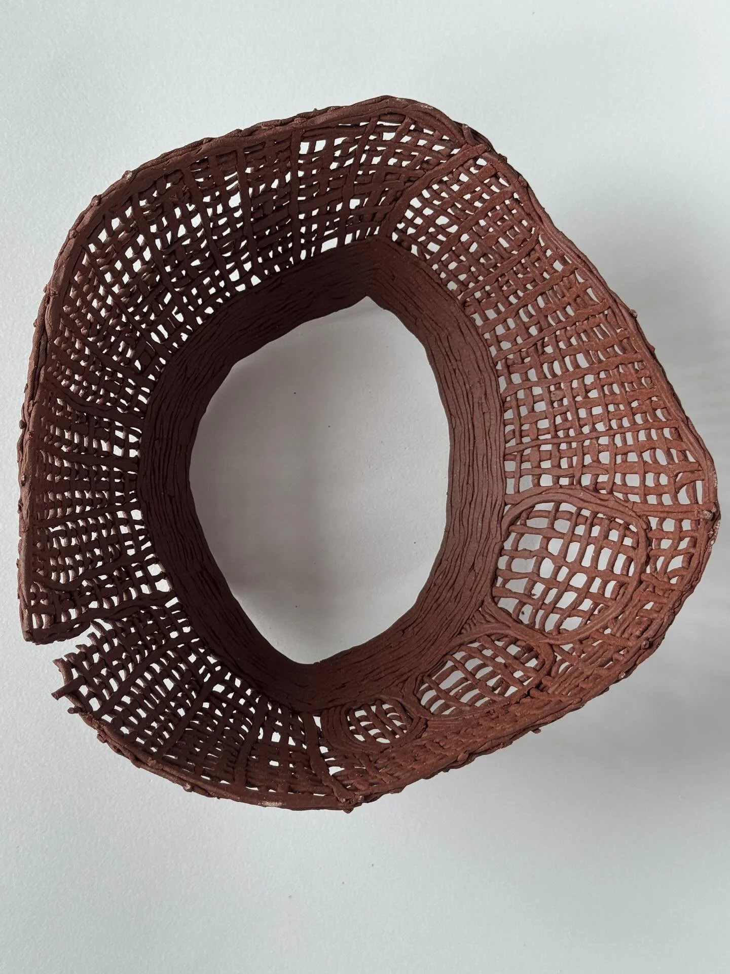 I was amazed with what the clay could do for this one. So amazed that it stayed in one piece before the firing and after. I want to say that the trick in making work is about using the right technique and developing skill but really it&rsquo;s more a