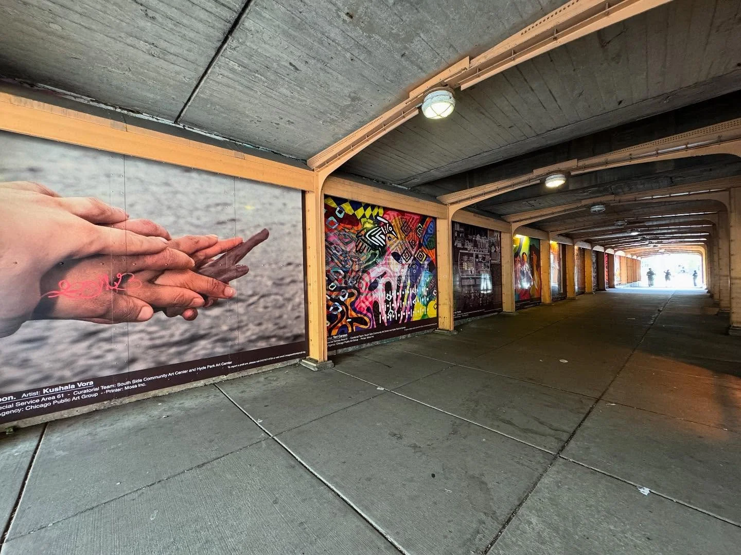 𝐇𝐞𝐥𝐝 &ndash; 𝐔𝐩𝐨𝐧
Now installed at the 53rd Street viaduct in Hyde Park, Chicago

Clay against skin, 
skin against air, 
hands upon hands.
A moment of contact&mdash;not fixed in time, 
not solely mine.

This work lives in the question:
Who ma