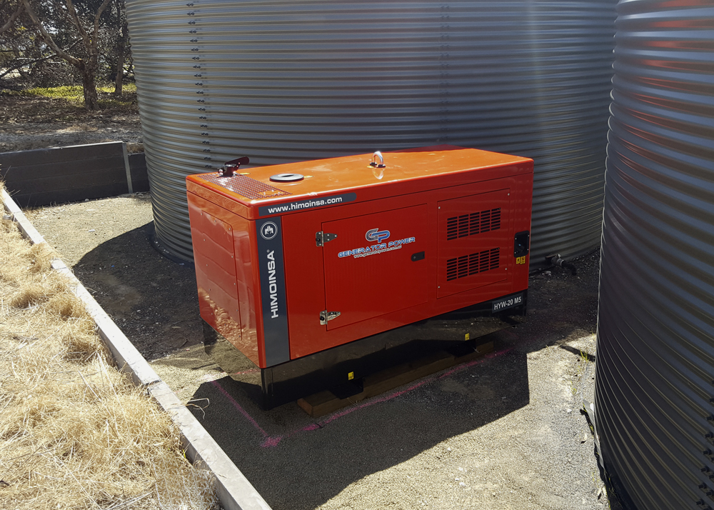 Kangaroo Island is occasionally subjected to power "blackout", either secondary to power supply issues from the mainland, or to more local faults. In addition to the luxury amenities, our in-house rainwater supply requires electric pump distribution to the beach house. For the peace of mind and comfort of our guests, our new 17.2 kVa generator automatically switches in during a power outage, enabling full use of all facilities.