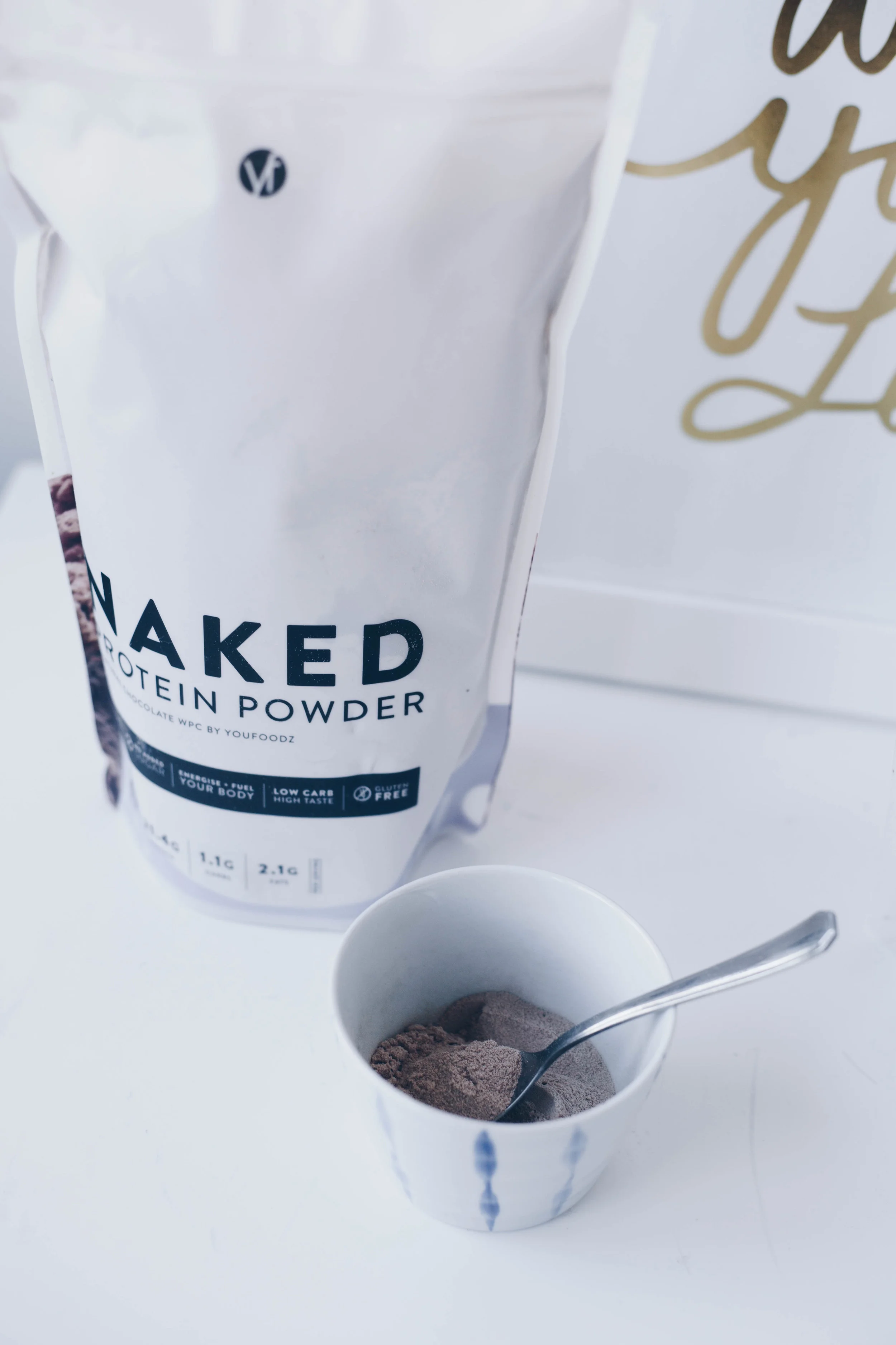 YouFoodz Protein Powder. I love that there's no added sugar or preservatives! 