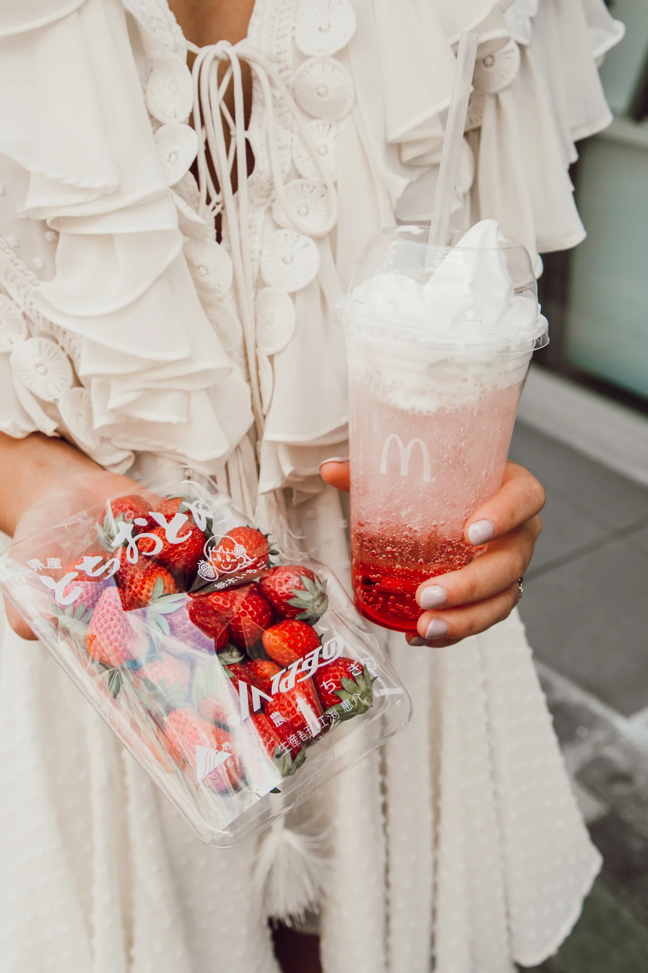 Seasonal Sakura Soda from McDonalds