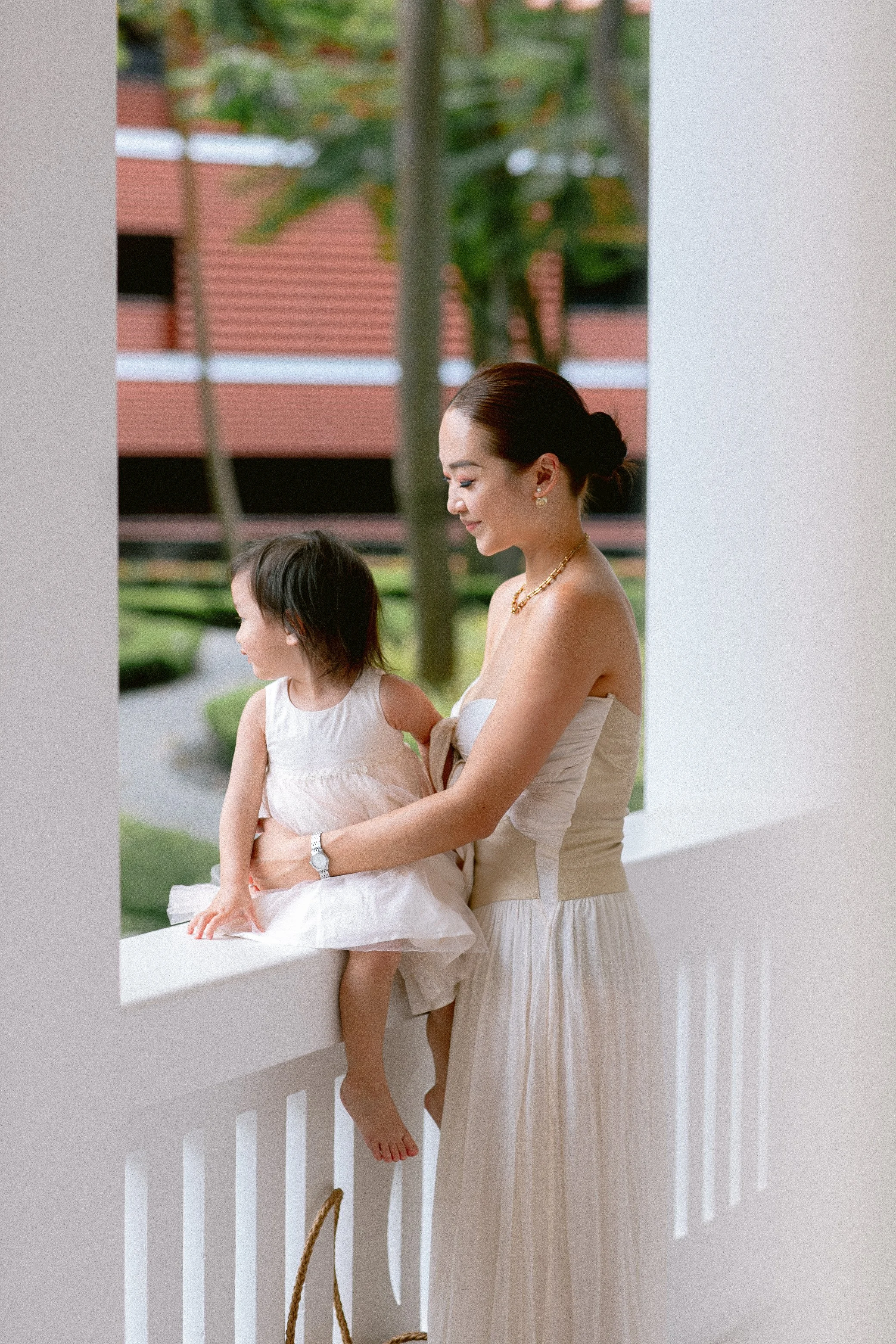 Our little family escape at Capella Singapore