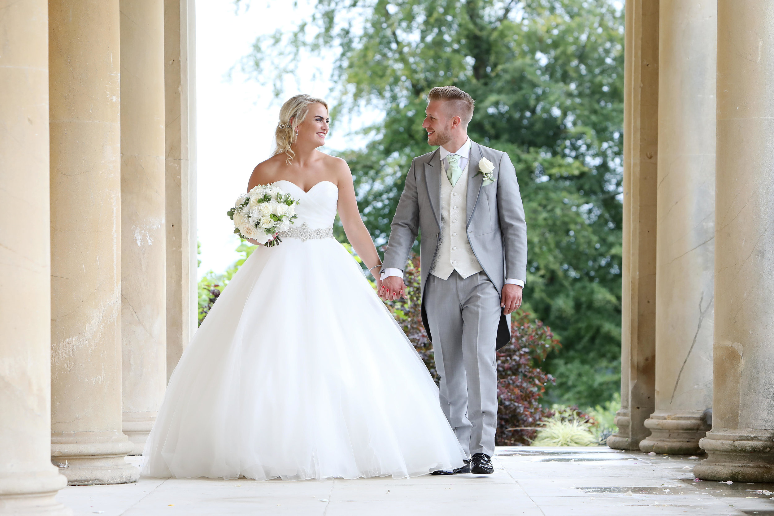Grace's bridal hair and make up by Powder and Pin, photography by Danni Beach at Buxted Park Hotel 