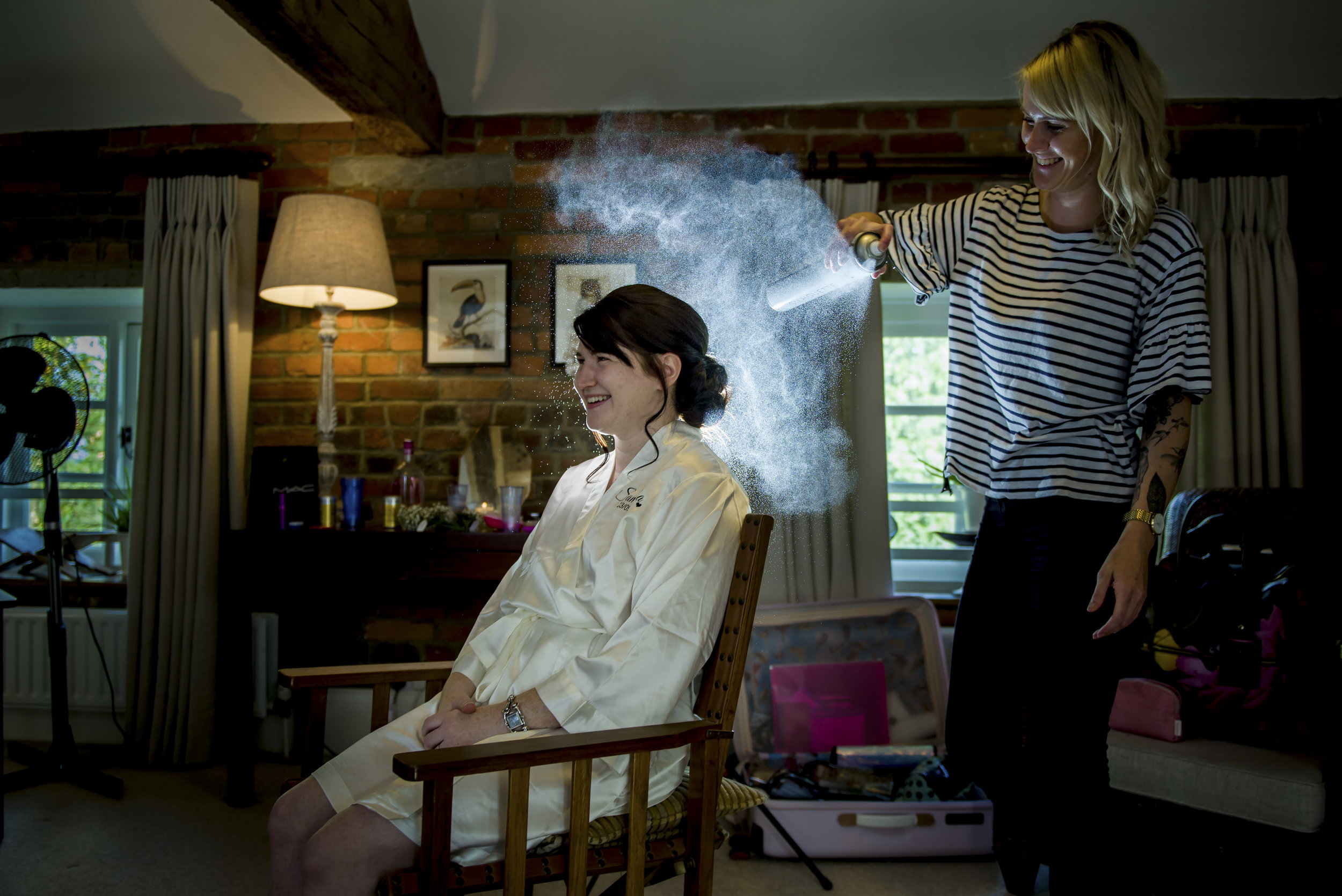 Bridal hair by Powder and Pin, Photography by www.marcuscharterphotography.co.uk