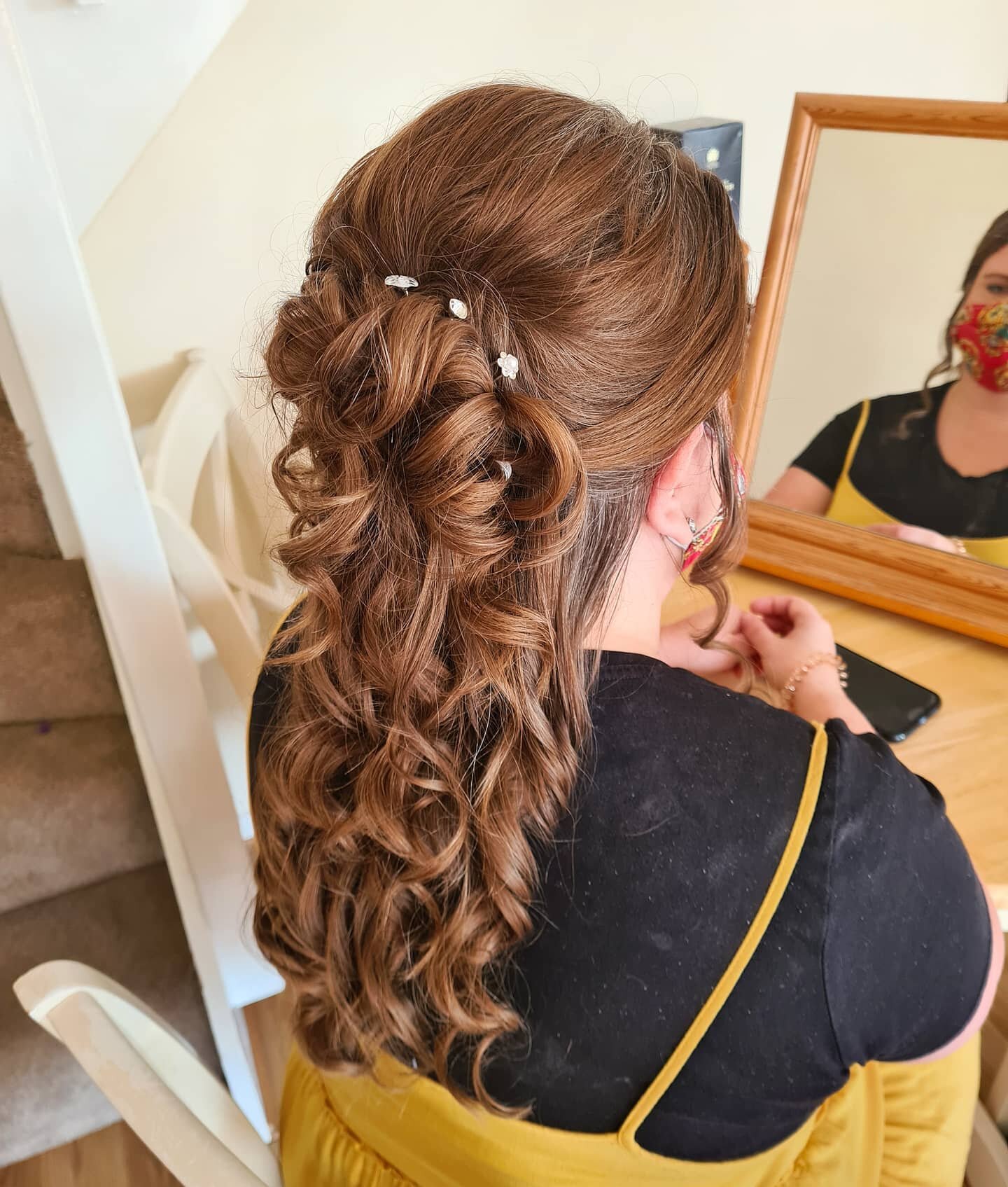 Michelle's Hair Trial 💖 it was lovely to finally see the gorgeous bride to be today for a long awaited wedding trial after a postponed 2020 wedding. I can't wait to see you on your wedding morning in July! 😍 it's been so lovely meeting all my bride