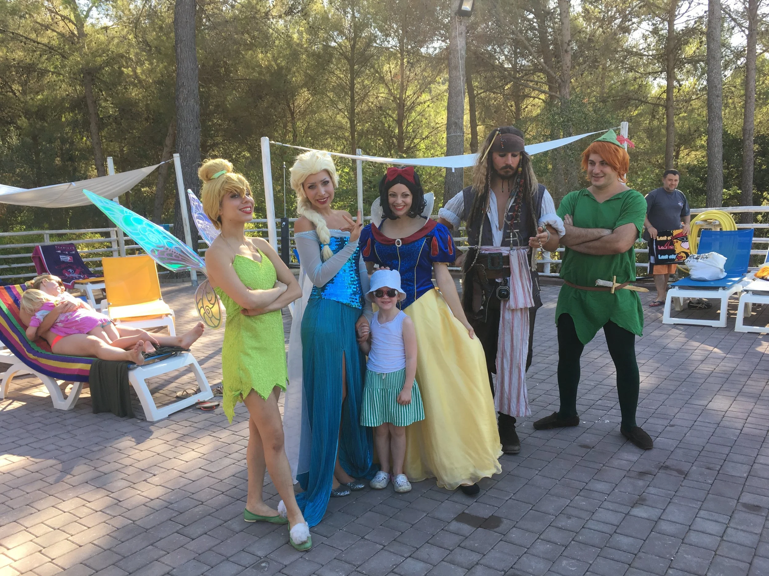 She was as happy with this as she was with goddamn Disneyland