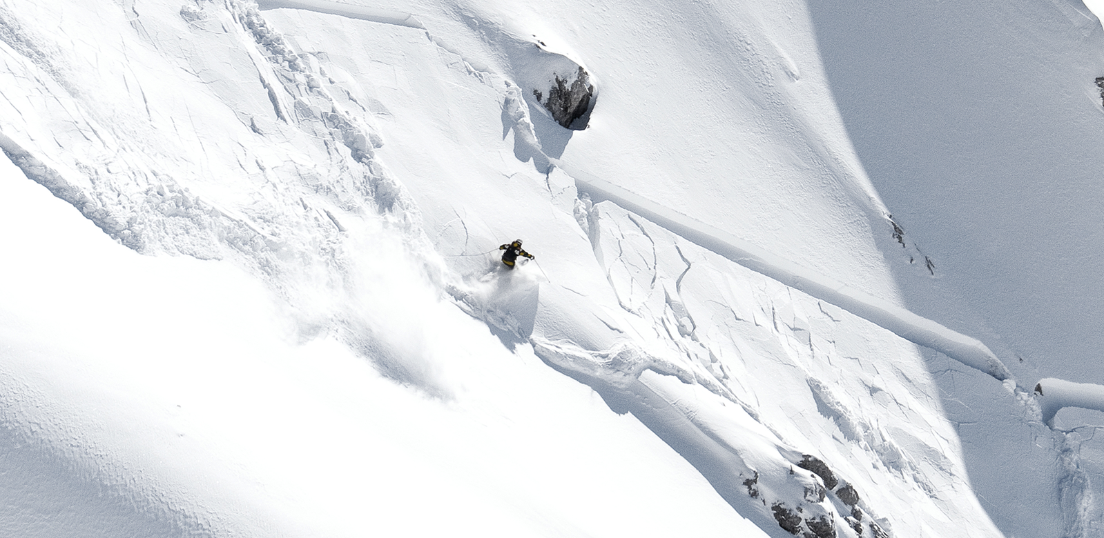 Skiing with Ortovox