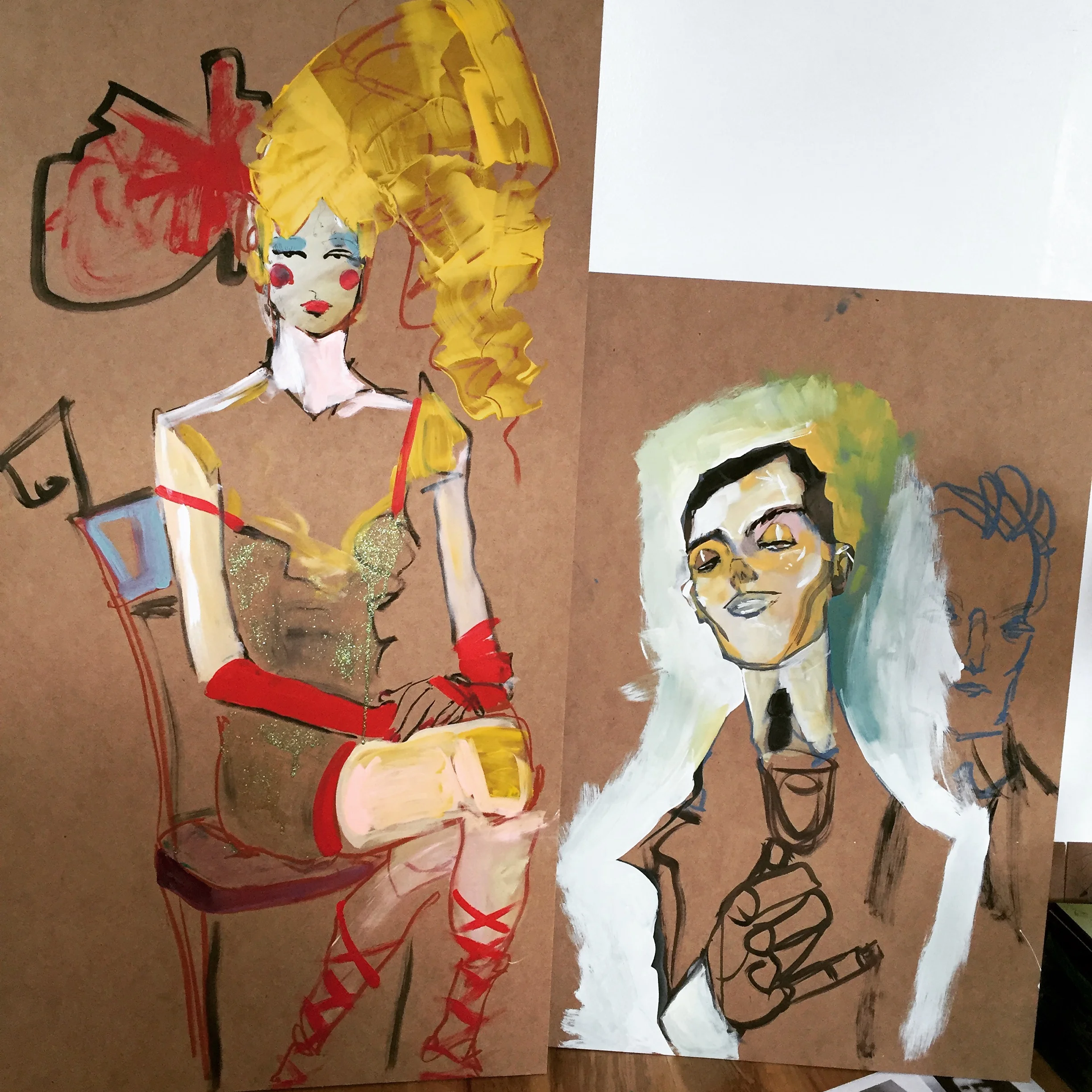 Unfinished Artworks by Cordell Cordaro