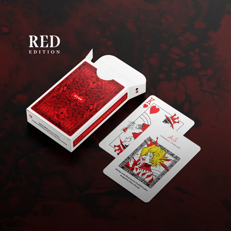 Red & Black Playing Cards — CORDARO