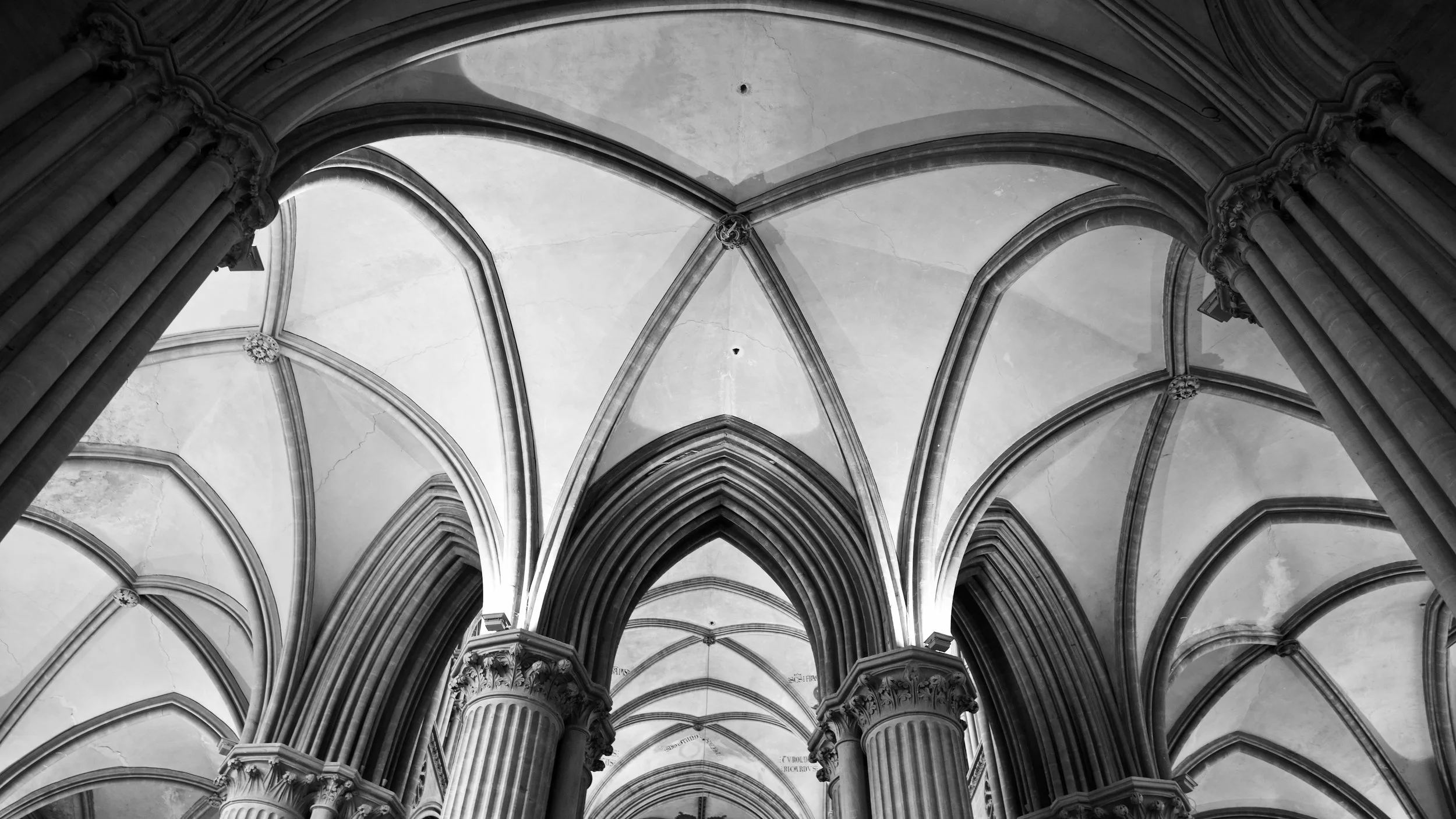 Cathedral vaulted ceiling