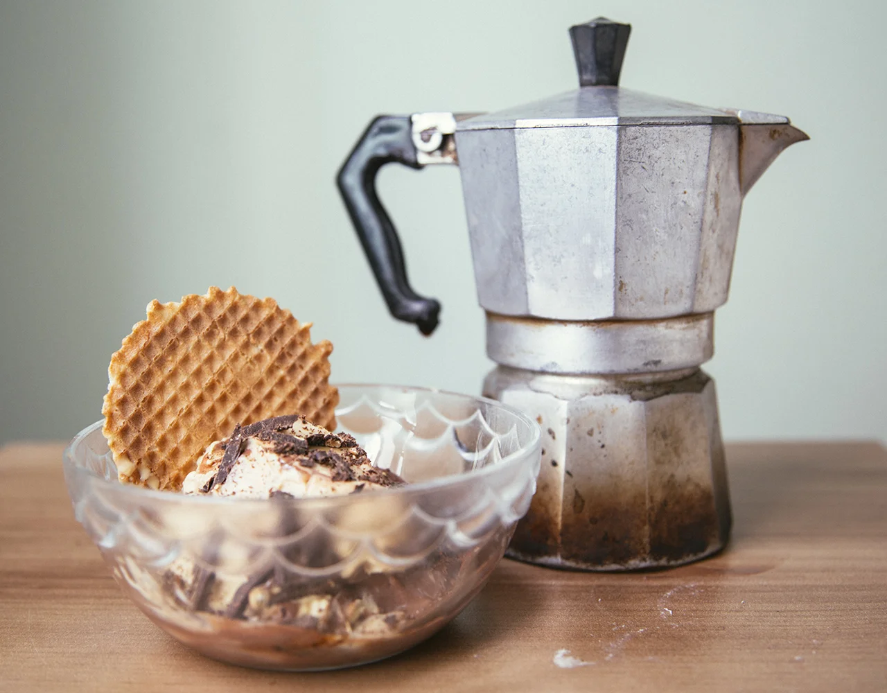 Salted Caramel-Cioccolato Affogato al Caffe