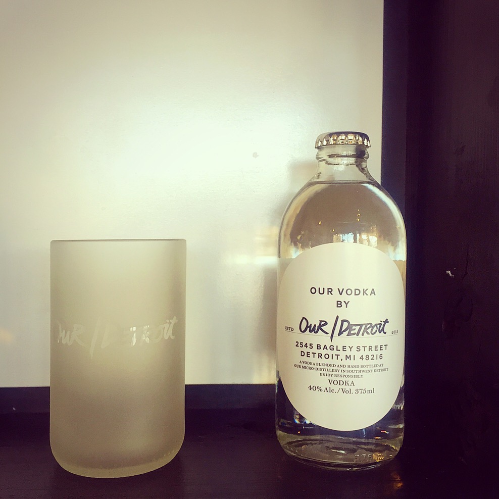 Our Detroit craft vodka distillery, near Corktown and Trumbull & Porter. Because, local distillery.