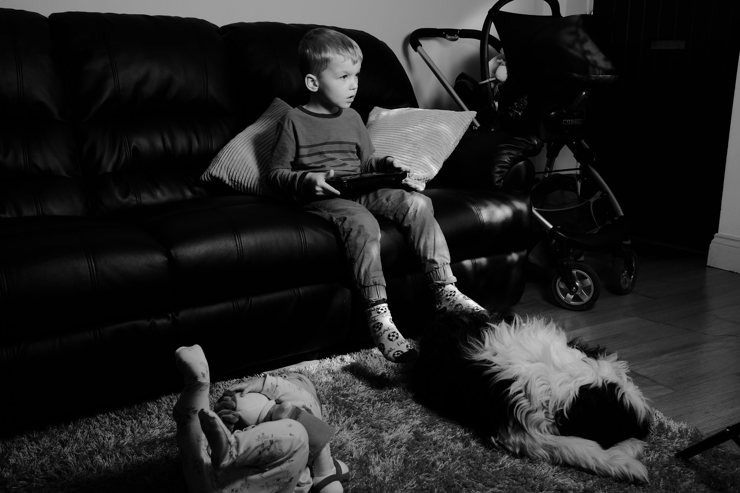 Jamie, Sienna & Bob (The Dog), 2016