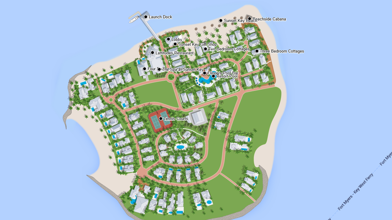 Resorts Zonas Resort Maps